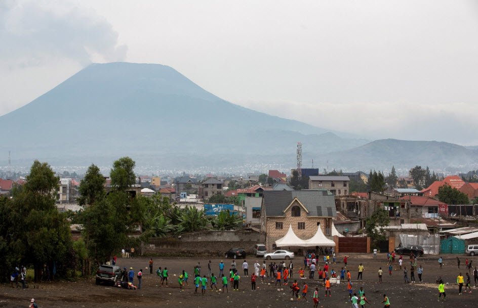 Nyiragongo Volcano, Near Goma, North Kivu Province, DR Congo